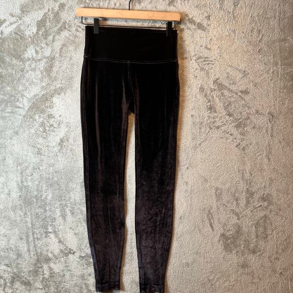 Lululemon Wunder Lounge High-Rise Tight 28" Velvet Black Size 6 - Picture 1 of 5